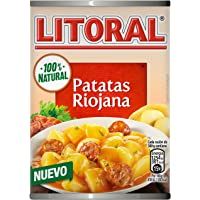 Los mejores  - LITORAL Guiso de Patatas a la Riojana - Plato Preparado de Guiso de patatas Sin Gluten - 425g